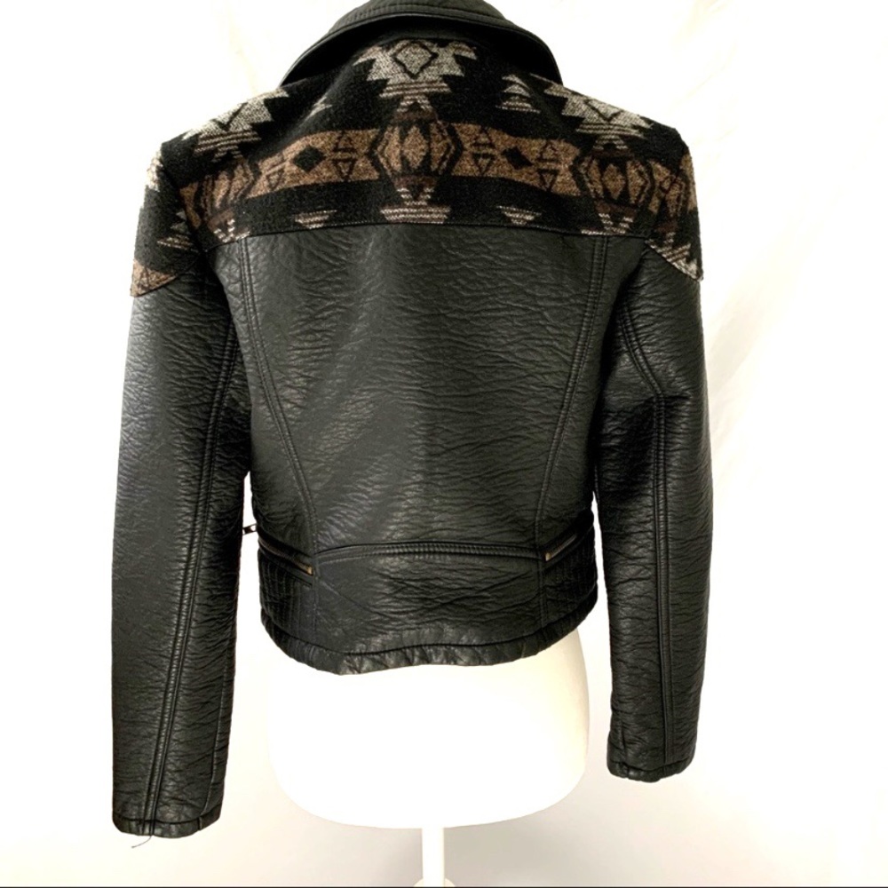 Faux Leather Jacket - Picture 5 of 10